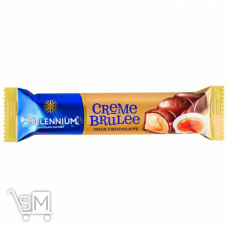 Шоколад молочний Millennium Creme Brulee 38г Шоколад молочний Millennium Creme Brulee 38г