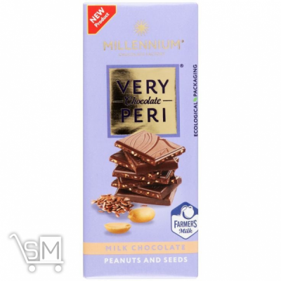 Сравнить цены на Шоколад молочный Millennium Very Peri с арахисом 85г