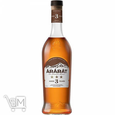 Сравнить цены на Бренді Ararat 3 роки 40% 0,7л