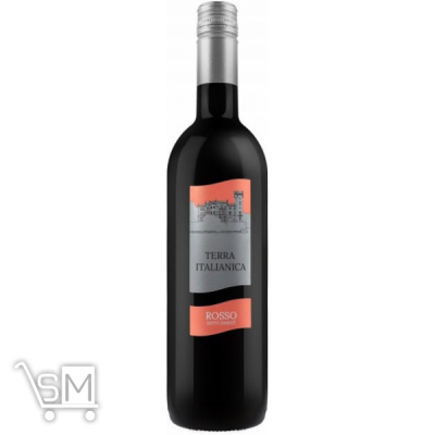 Сравнить цены на Вино Terra Italianica Rosso красное полусладкое 10,5% 0,75л