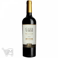 Вино Casa Verde Reserva Syrah красное сухое 13,5% 0,75л