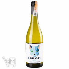 Вино Lou Gat Blue белое сухое 0,75л