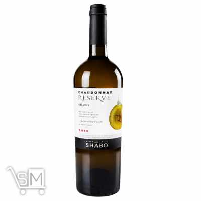Сравнить цены на Вино Shabo Chardonnay Reserve белое сухое 13,5% 0,75л