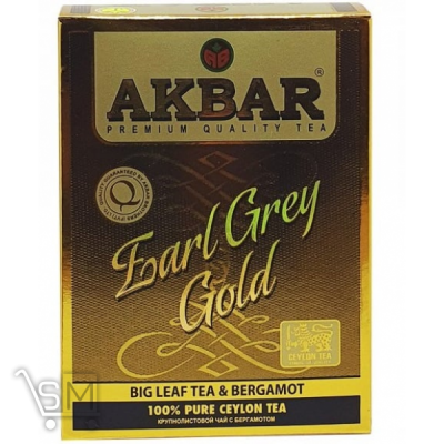 Сравнить цены на Чай черный Akbar Earl Grey Gold 80г