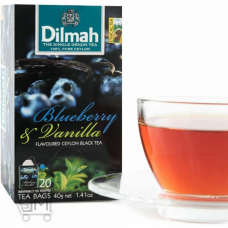 Чай черный Dilmah Голубика и ваниль 1,5г*20шт