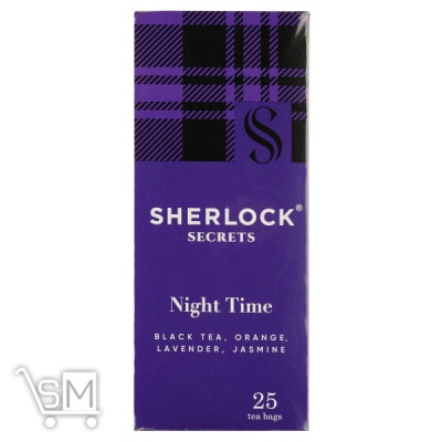 Сравнить цены на Чай чорний Sherlock Secrets Night Time 2г*25шт