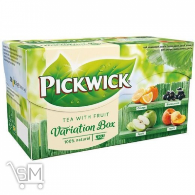 Сравнить цены на Чай черный Pickwick Variation Box с кусочками фруктов и ягод 1,5г*20шт