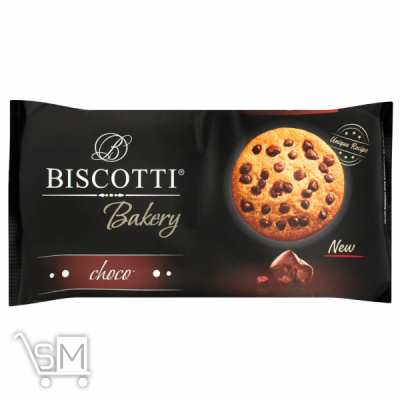Сравнить цены на Печенье Biscotti Bakery с кусочками шоколада 150г