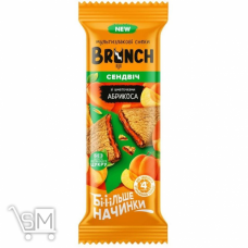 Снеки АВК Brunch мультизлаковые с кусочками натурального абрикоса 56г