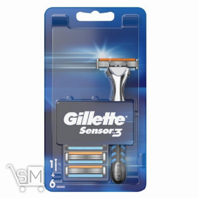 Сравнить цены на Бритва Gillette Sensor3 з 6 змінними касетами