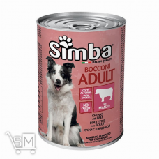 Корм Simba Кусочки с мясом для собак 415г