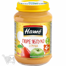 Пюре Hame яблоко и груша 190г