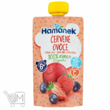Пюре Hamanek яблоко черника клубника 100г