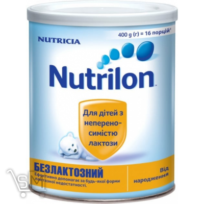 Сравнить цены на Смесь сухая Nutrilon  Безлактозная 400г