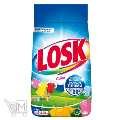 Сравнить цены на Стиральный порошок Losk Color автомат 2,25кг