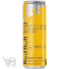 Напій енергетичний Red Bull Yellow Edition зі смаком тропічних фруктів 250мл Напій енергетичний Red Bull Yellow Edition зі смаком тропічних фруктів 250мл