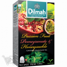Чай черный Dilmah Маракуйя, гранат и жимолость 1,5г*20шт