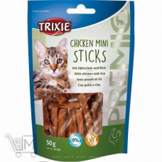 Лакомство Trixie Premio Mini Sticks для котов с курицей и рисом 50г
