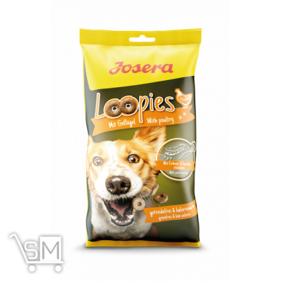 Сравнить цены на Корм Josera Loopies Mit Geflugel для собак 150 г