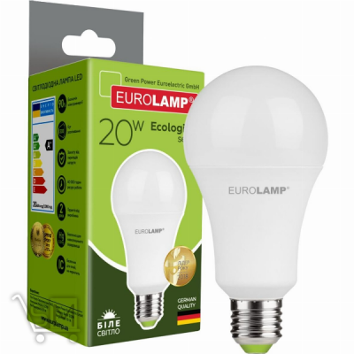 Сравнить цены на Лампа светодиодная Eurolamp LED ЕКО A75 20W E27 4000K