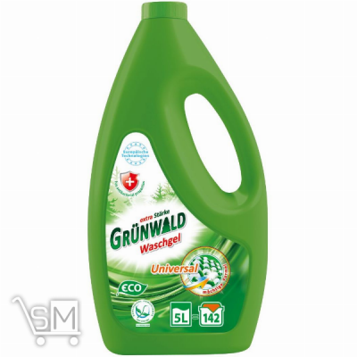 Сравнить цены на Гель для стирки Grunwald для цветных и белых тканей 5л