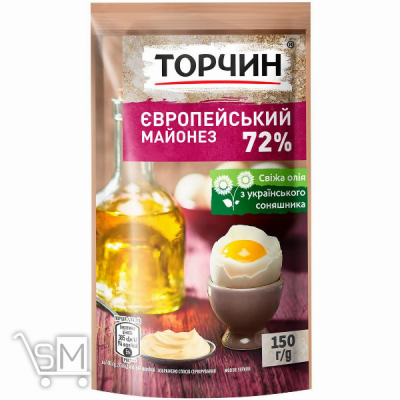 Сравнить цены на Майонез ТОРЧИН® Європейський 150г