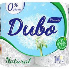 Туалетний папір Диво Premio Natural трьохшаровий 4шт