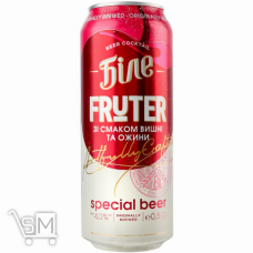 Пиво Черниговское Белое Fruter со вкусом вишни и ежевики 4% 0,5л