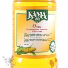 Масло кукурузное Кама рафинированное дезодорированное 1л