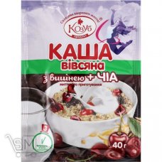 Каша Козуб овсяная с вишней и семенами чиа 40г