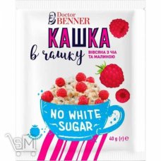 Каша овсяная Doctor Benner с малиной 40г