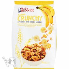 Кранчи Doctor Benner банановые 375г