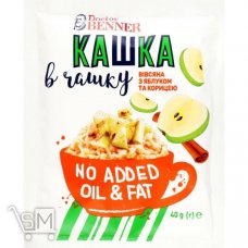 Каша Doctor Benner Кашка в чашку овсяная с яблоком и корицей 40г