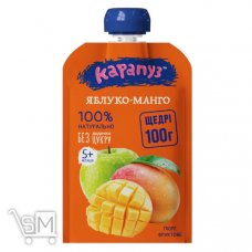 Пюре Карапуз яблоко-манго для детей с 5 месяцев 100г