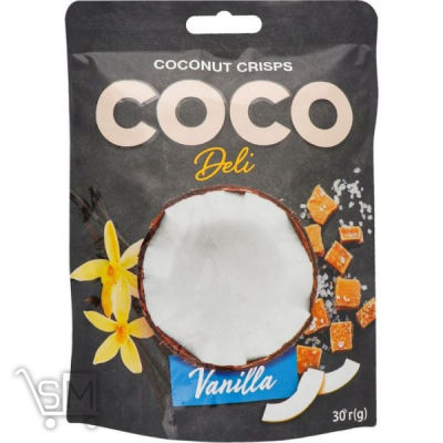 Сравнить цены на Чипси кокосові Coco Deli з ваніллю 30г