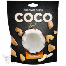Чипсы кокосовые Coco Deli соленые с сыром пармезан 30г