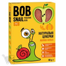 Конфеты Bob Snail натуральные яблочно-тыквенные 60г