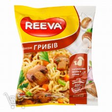 Лапша Reeva яичная по-домашнему с грибами 85г