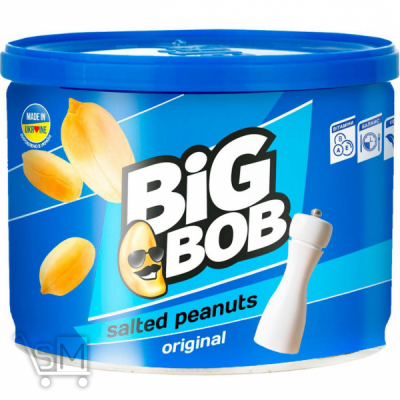 Сравнить цены на Арахис Big Bob жареный соленый ж/б 120г
