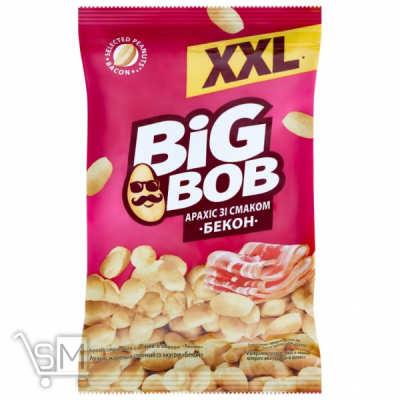 Сравнить цены на Арахис Big Bob жареный со вкусом бекона 160г