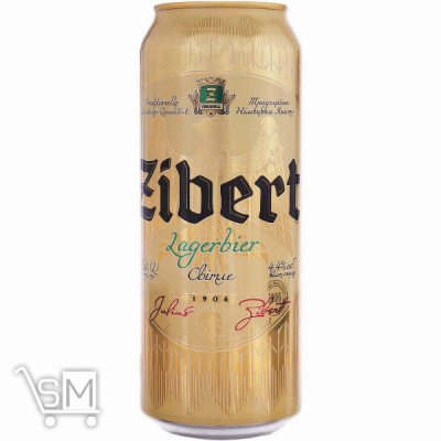 Сравнить цены на Пиво Zibert світле 4,4% 0,5л