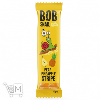 Сравнить цены на Конфеты Bob Snail Грушево-ананасовые cтрайпсы 14г