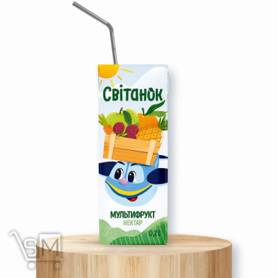 Сравнить цены на Нектар Свитанок мультифруктовый 0,2л