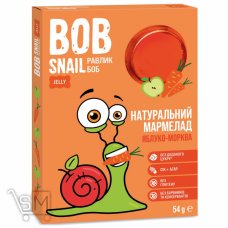 Мармелад Bob Snail яблоко-морковь без сахара 54г