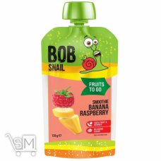 Пюре Bob Snail Смузі банан-ананас-манго 120г
