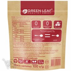 Заменитель сахара Green Leaf Сладкая стевия корица 100г