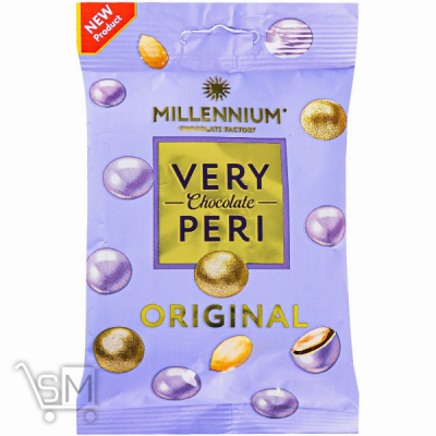 Сравнить цены на Драже Millennium Very Peri Original арахис в молочном шоколаде и цветной глазури 100г