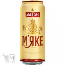 Пиво Львівське Мягкое 4,2% 0,48л