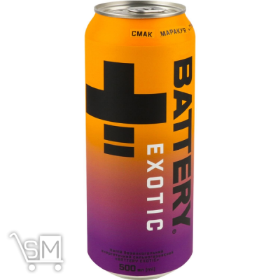 Сравнить цены на Напиток энергетический Battery Exotic 0,5л