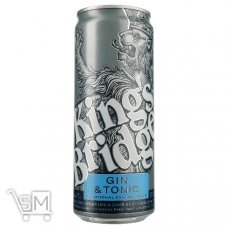 Напиток слабоалкогольный Kings Bridge Gin & Tonic 7% 0,33л